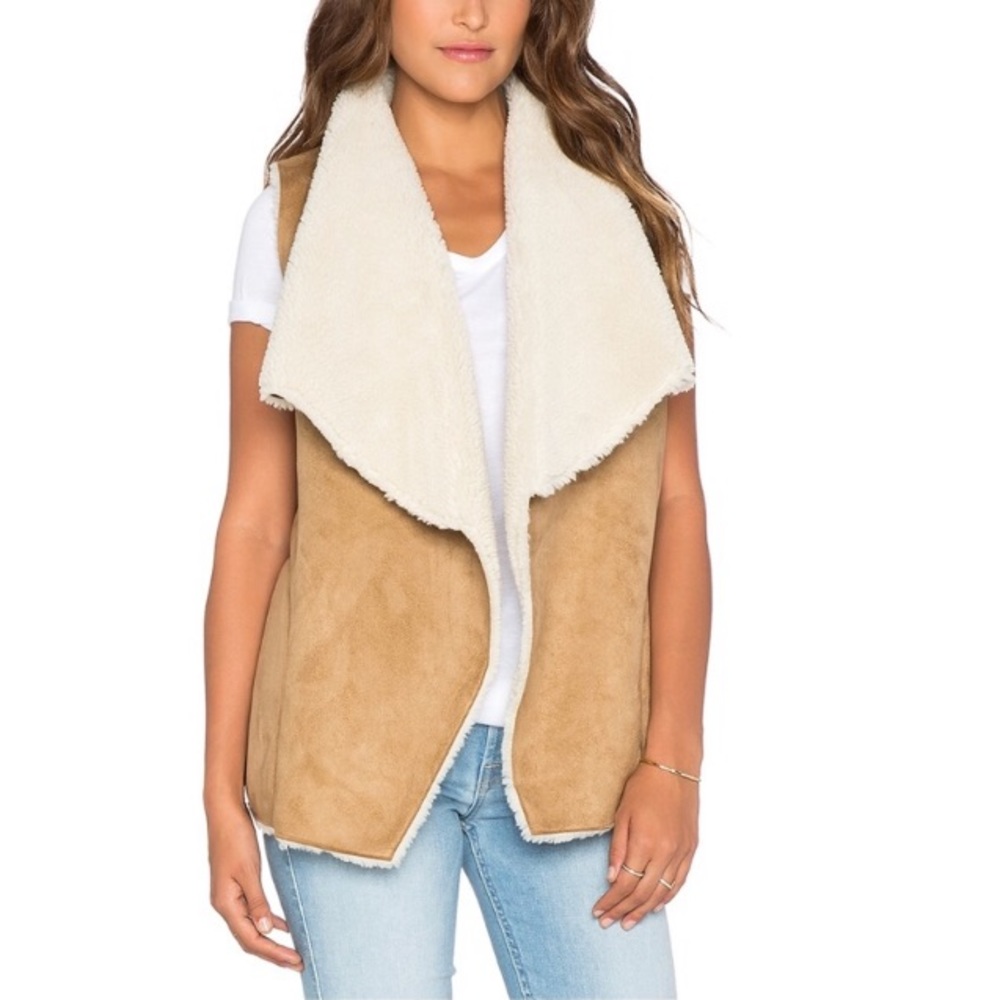 Velvet by Graham & Spencer Reversible Faux Shearling Vest